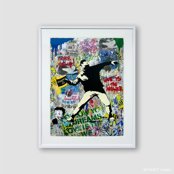 MR BRAINWASH - Banksy Thrower - P114203